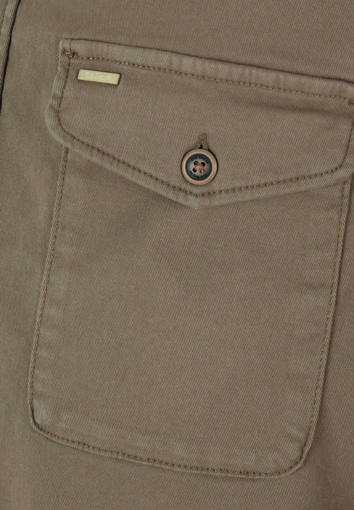 6th Sense Twill Overshirt | Mocha
