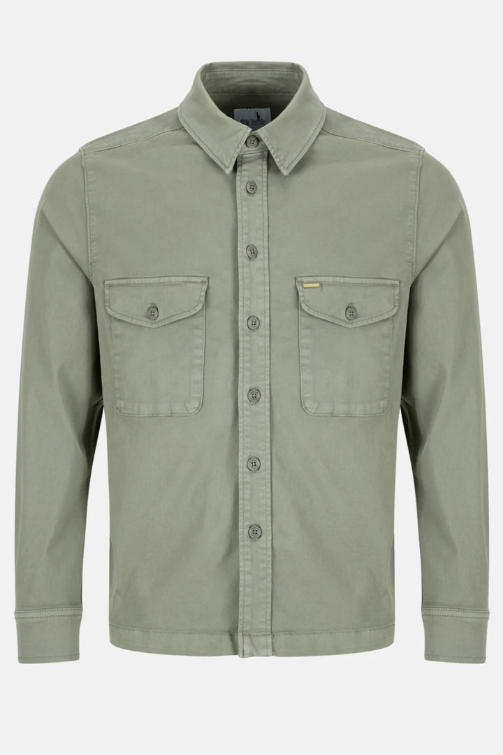 6th Sense Twill Overshirt | Sea