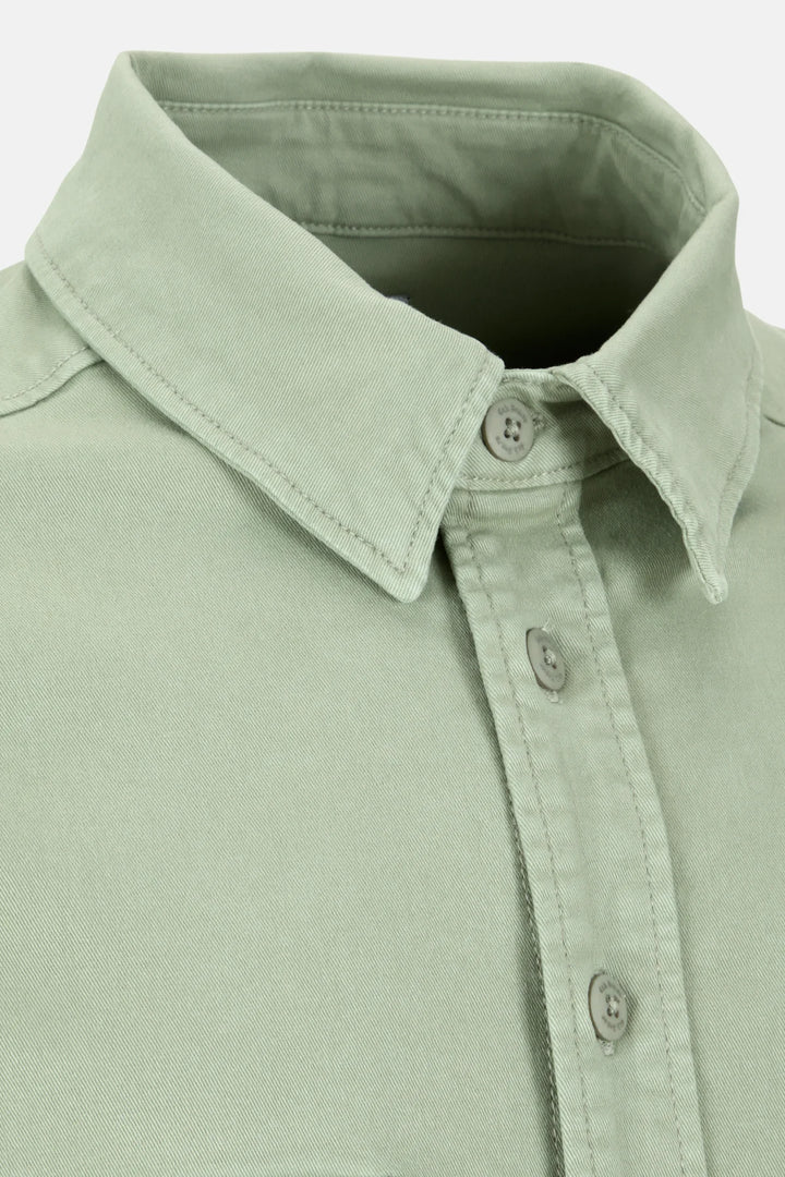 6th Sense Twill Overshirt | Sea Grass