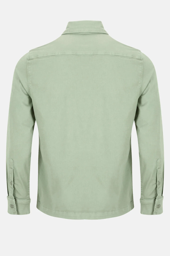 6th Sense Twill Overshirt | Sea Grass