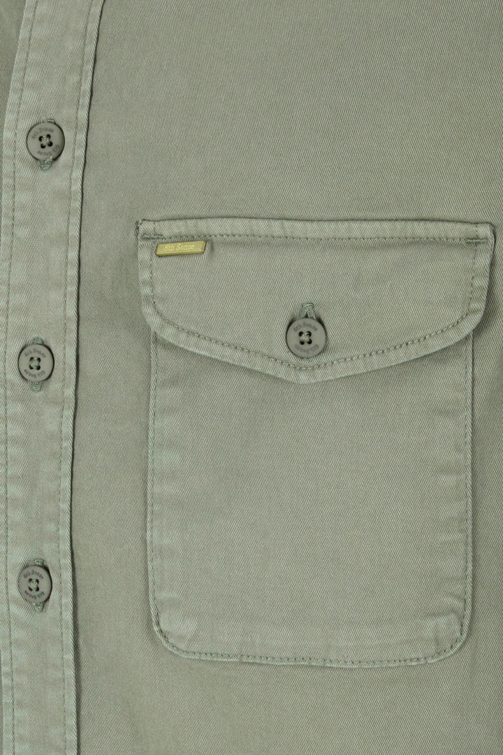 6th Sense Twill Overshirt | Sea