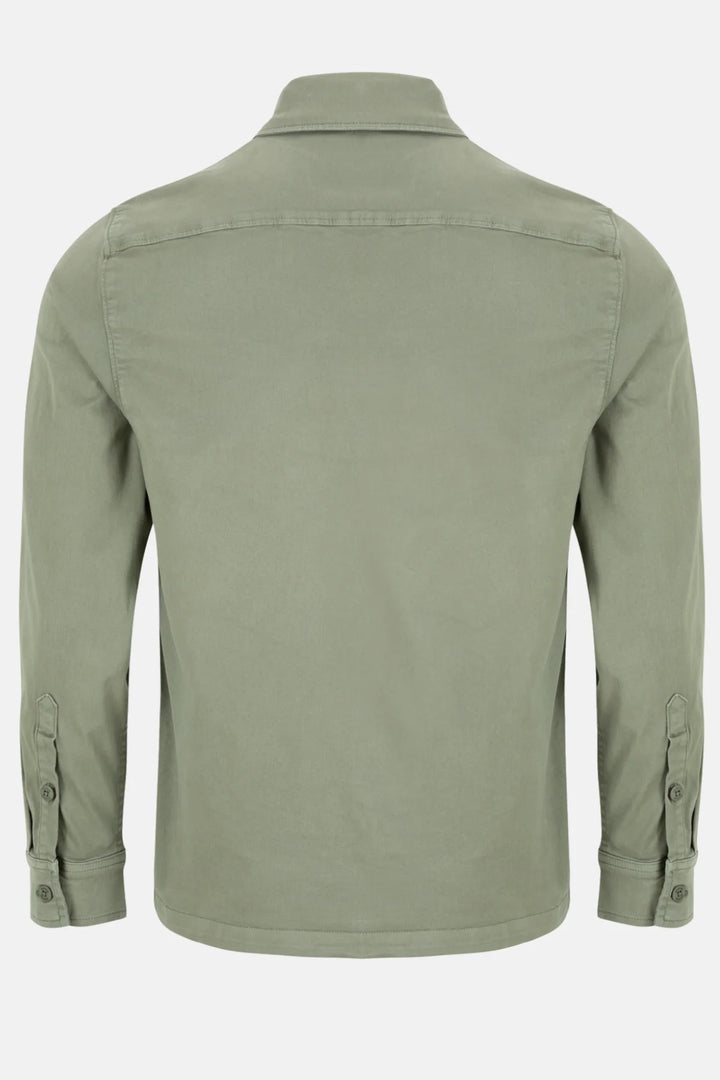 6th Sense Twill Overshirt | Sea