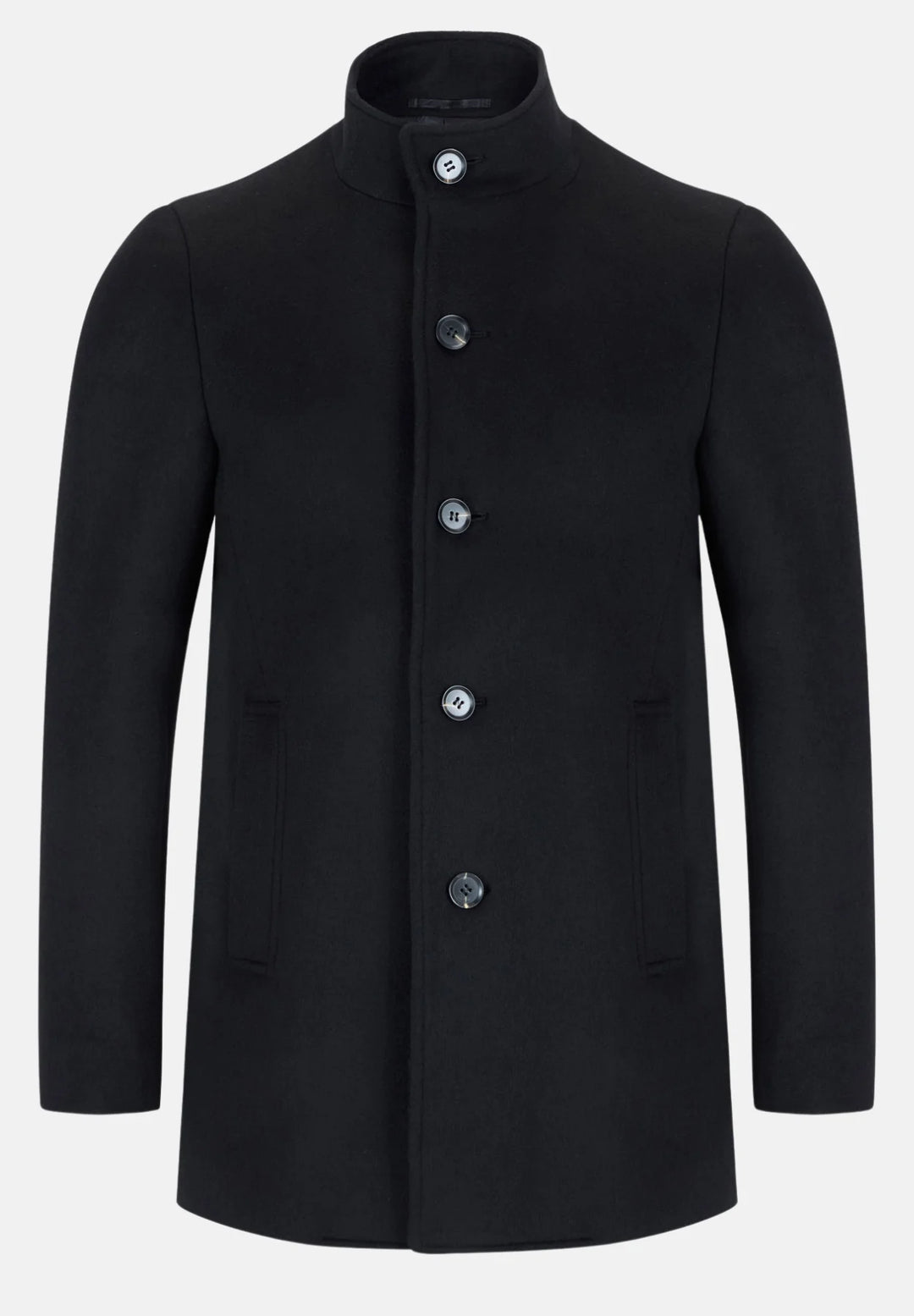 6th Sense Wool Coat | Aviva | Black