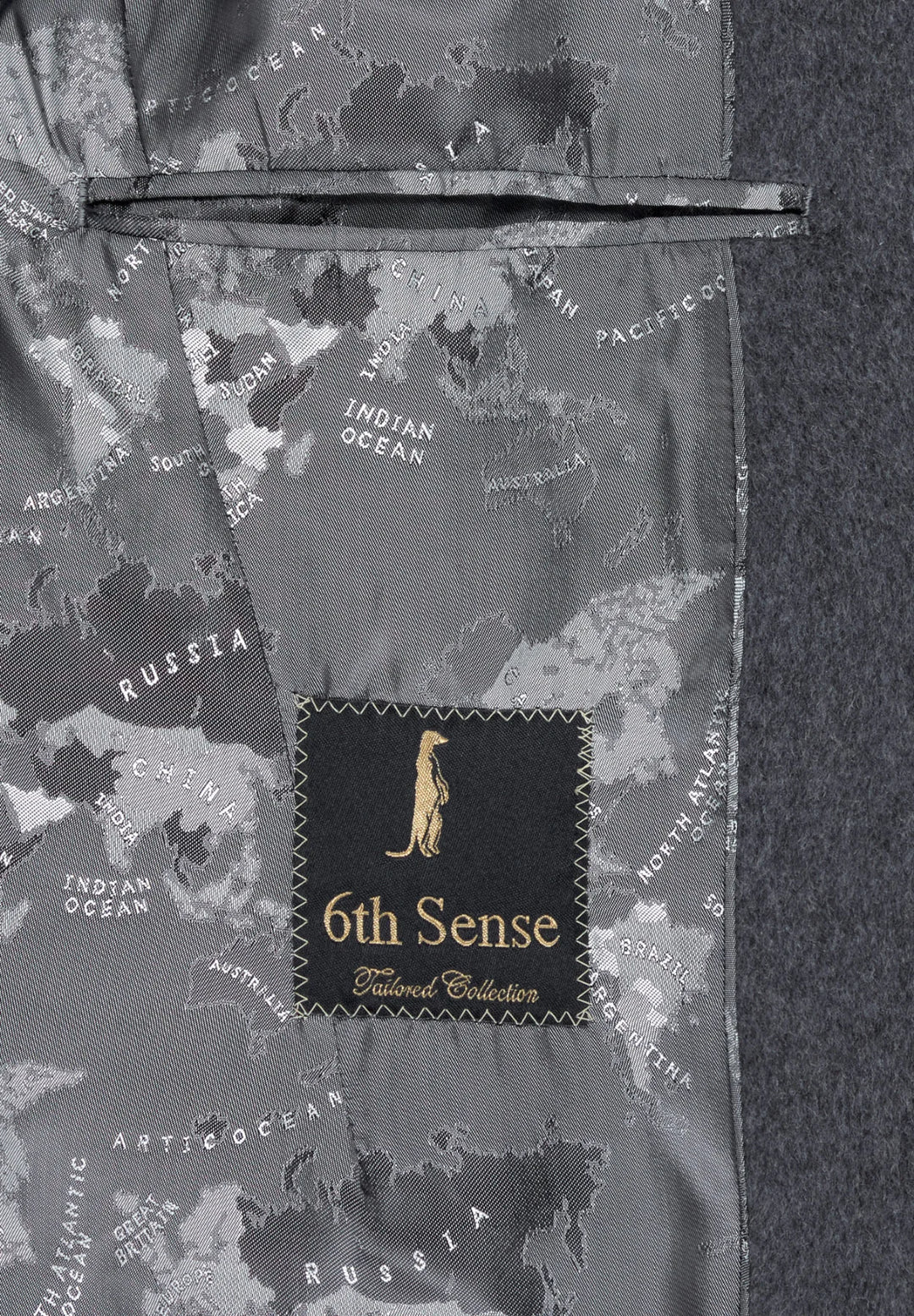6th Sense Wool Coat | Aviva | Grey