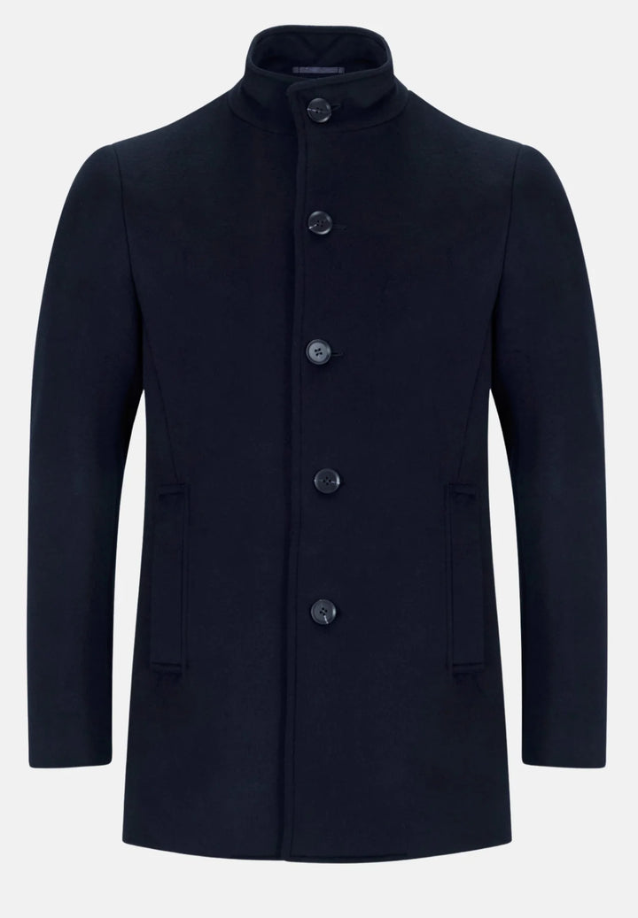 6th Sense Wool Coat | Aviva | Ink