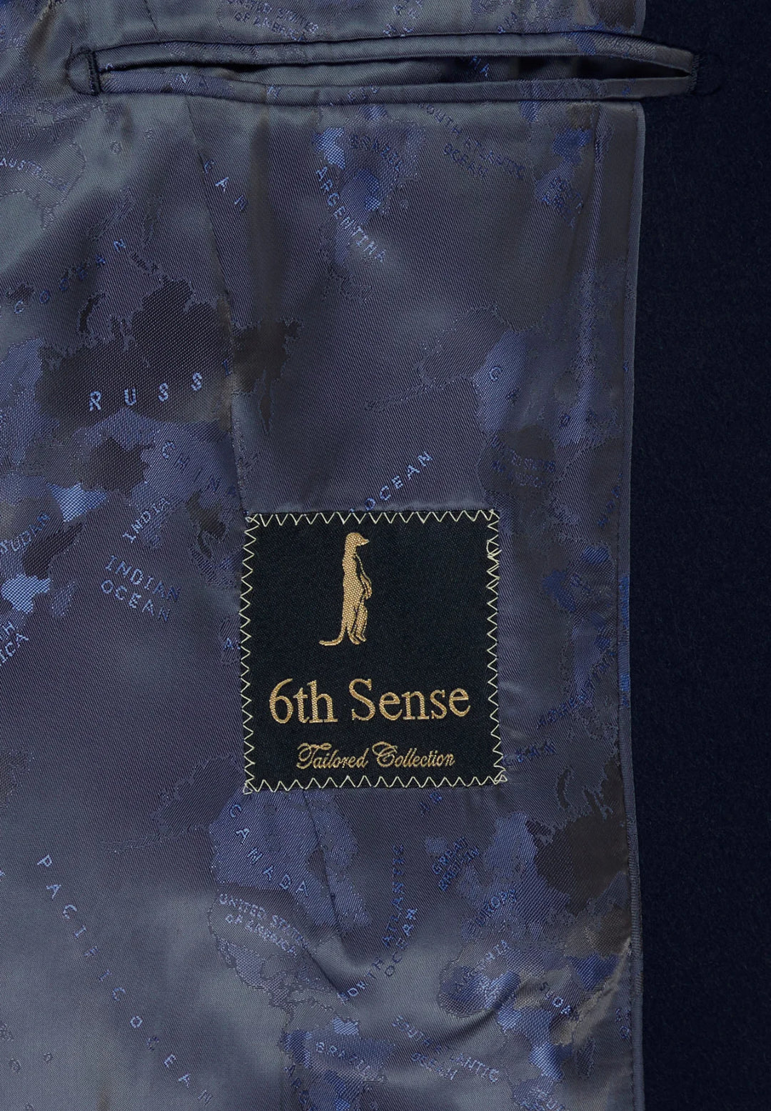 6th Sense Wool Coat | Aviva | Ink