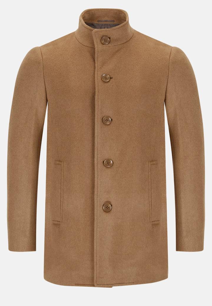 6th Sense Wool Coat | Aviva | Wood