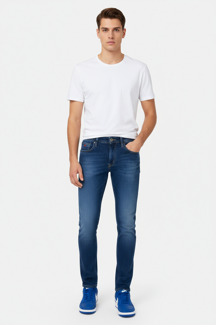 6th Sense Jeans | Straight Leg | Nevada | Mid Wash