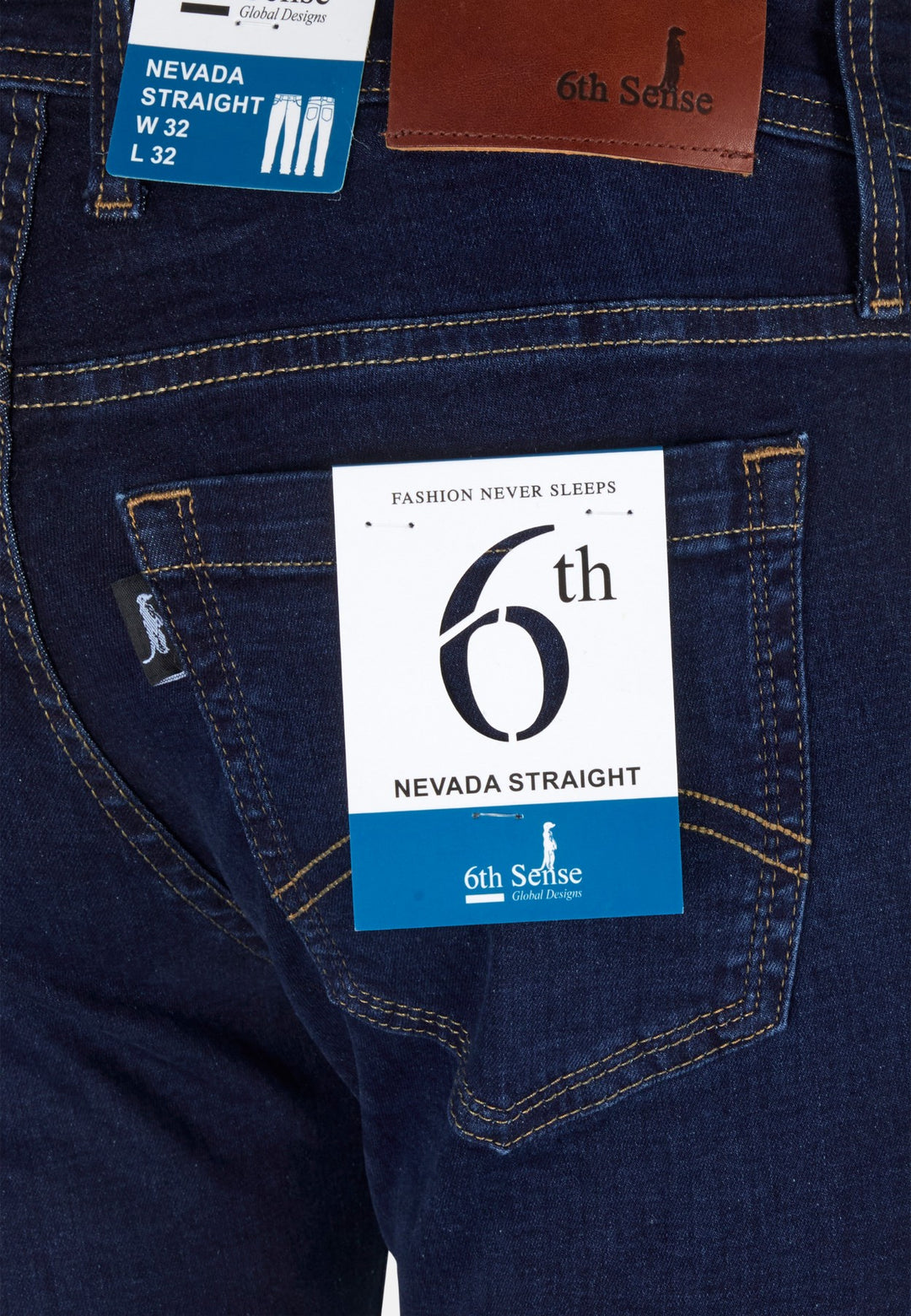6th Sense Jeans | Straight Leg | Nevada | Prussian Blue