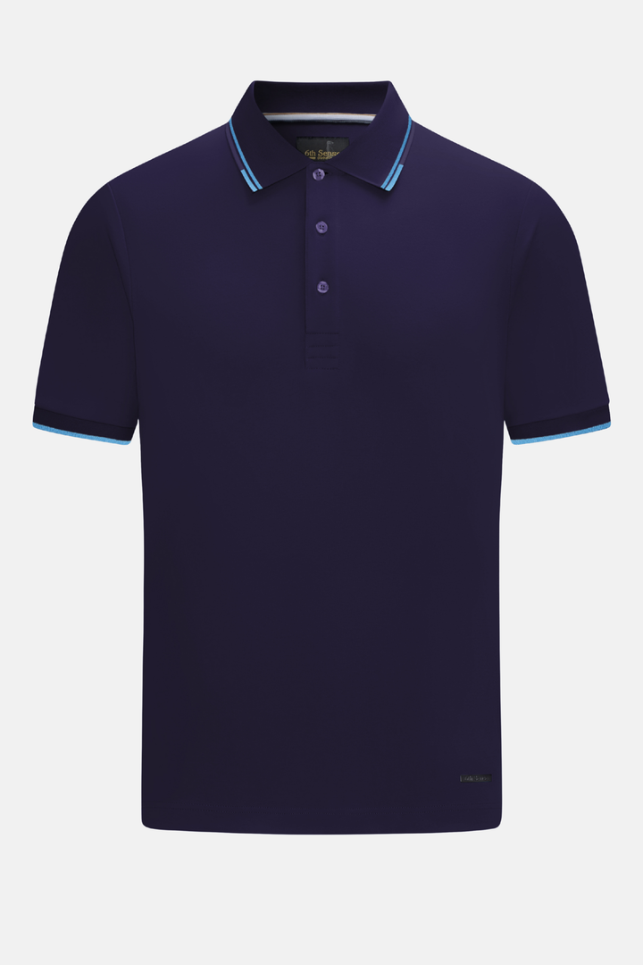 6th Sense Polo Shirt - Astonish | Peacoat