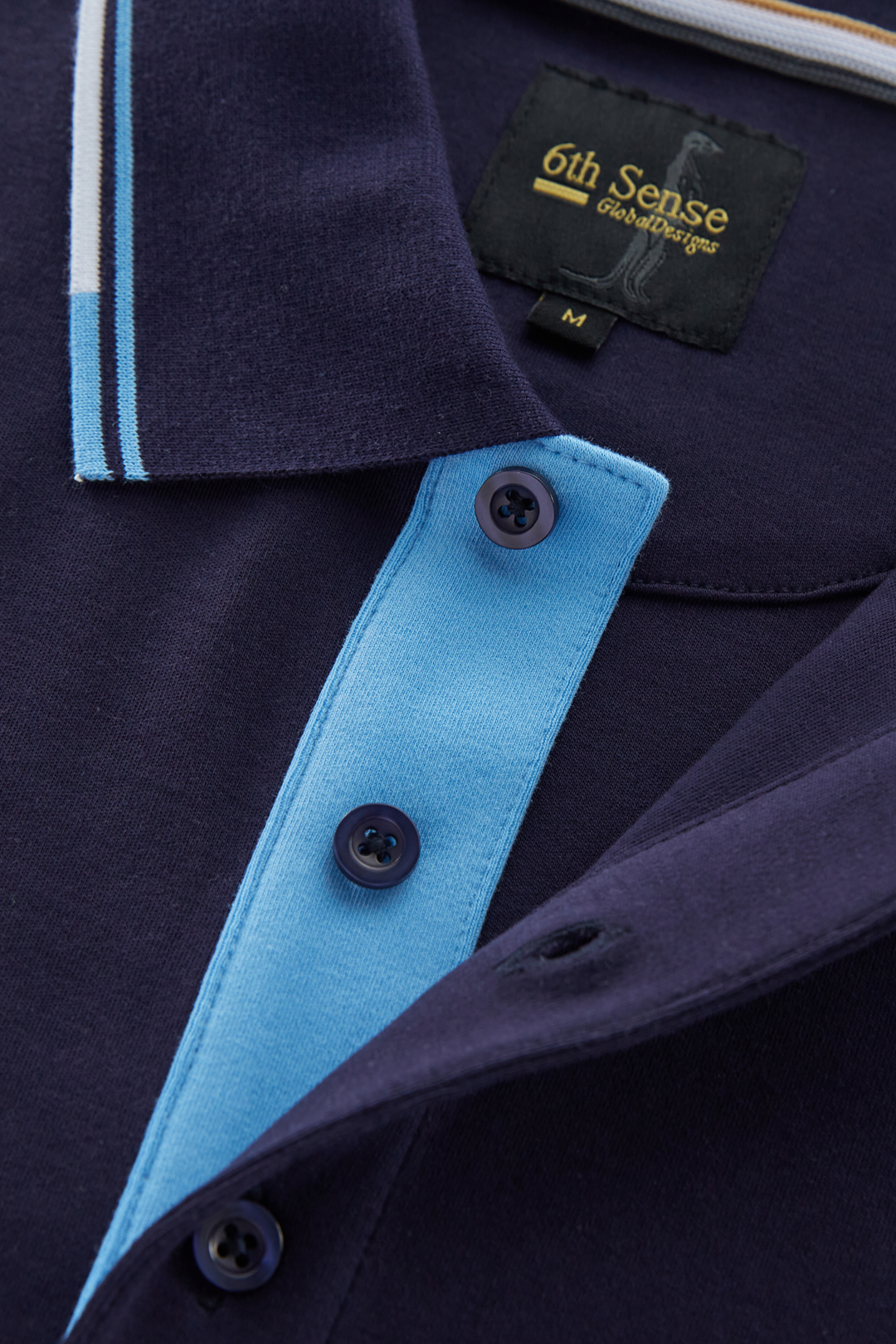 6th Sense Polo Shirt - Astonish | Peacoat