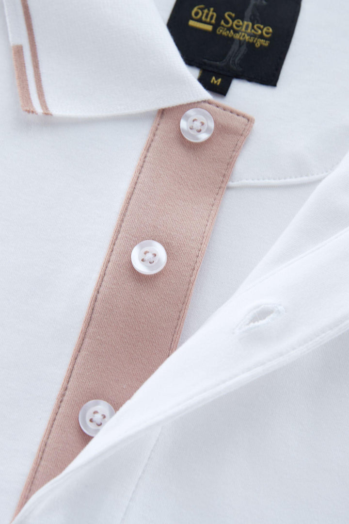 6th Sense Polo Shirt - Astonish | White