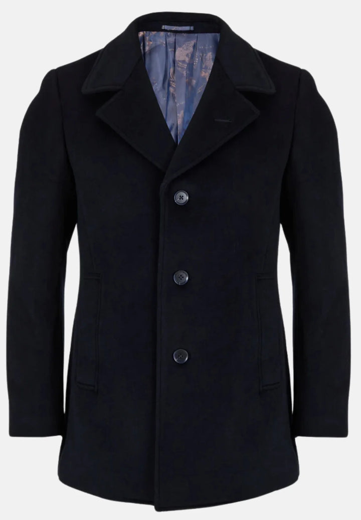 6th Sense Wool Coat | Navy