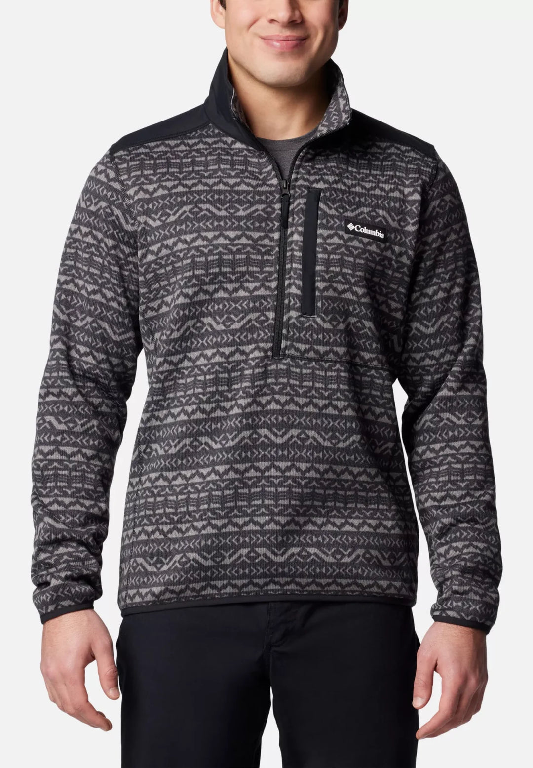 Columbia Sweater Weather Half Zip Fleece Top | Shark Madras Tonal