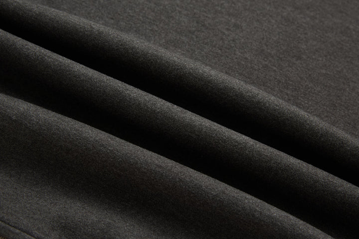 Peat 1/4-zip top textured knit fabric close-up