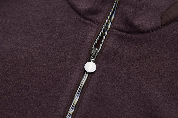 6th Sense 1/4-zip top zipper close-up with round pull tab