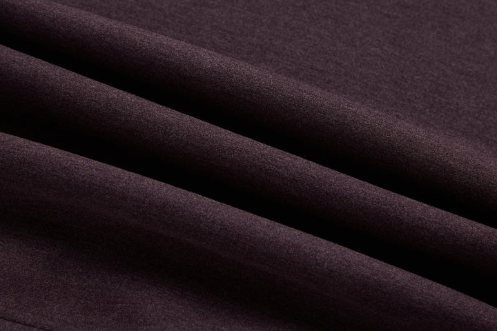 6th Sense 1/4-zip top fabric close-up in dark plum knit texture