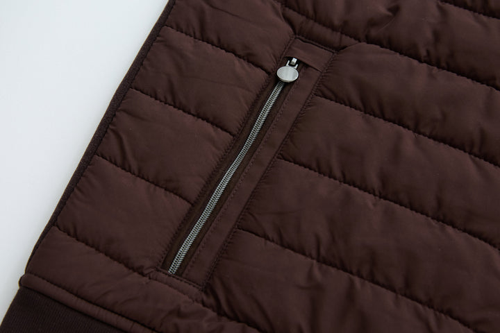 Plum 6th Sense Air gilet quilted front with centered zip