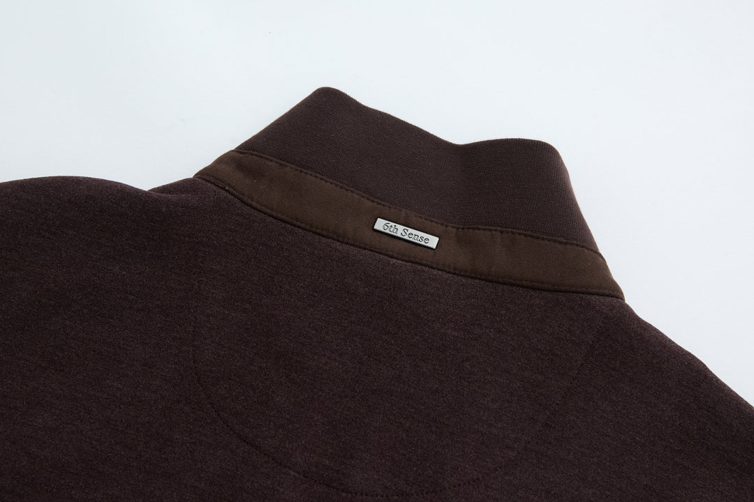 Plum 6th Sense Air gilet neck label and collar