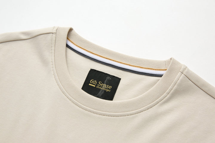 Crystal 6th Sense T-shirt crew neck with ribbed collar and brand tag