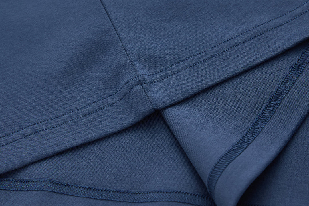6th Sense T-shirt dark blue with stitched shoulder and sleeve seam