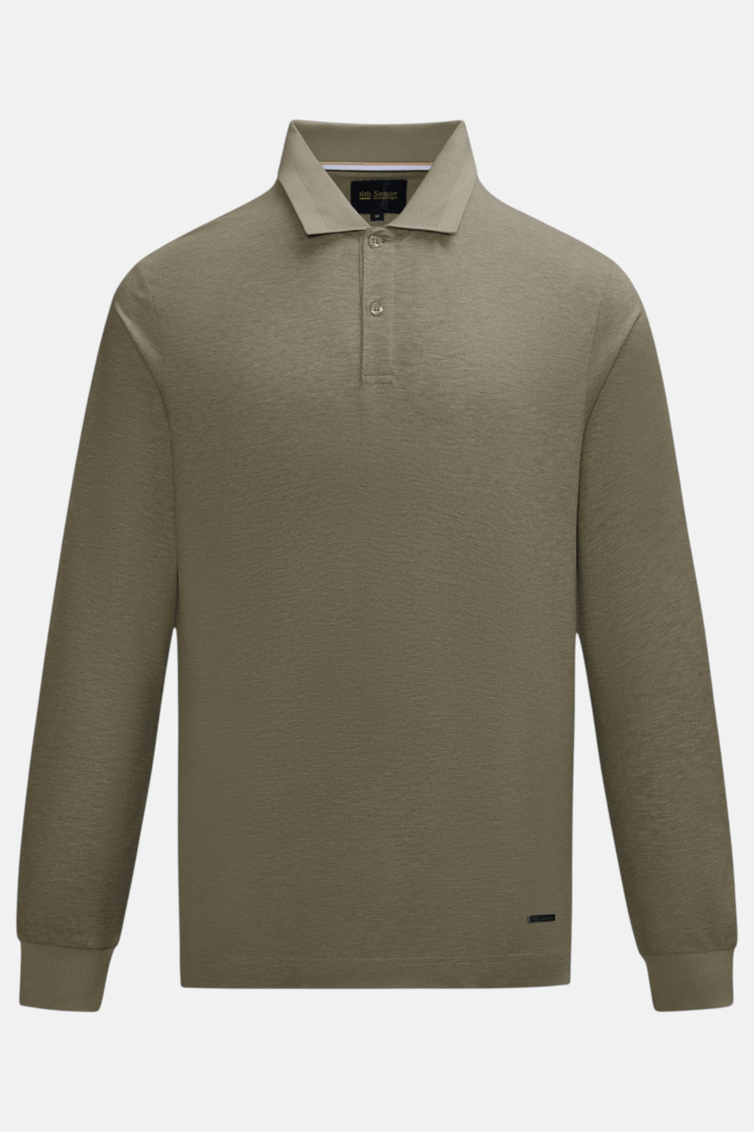 6th Sense long-sleeve Polo Shirt - Define | Brindle