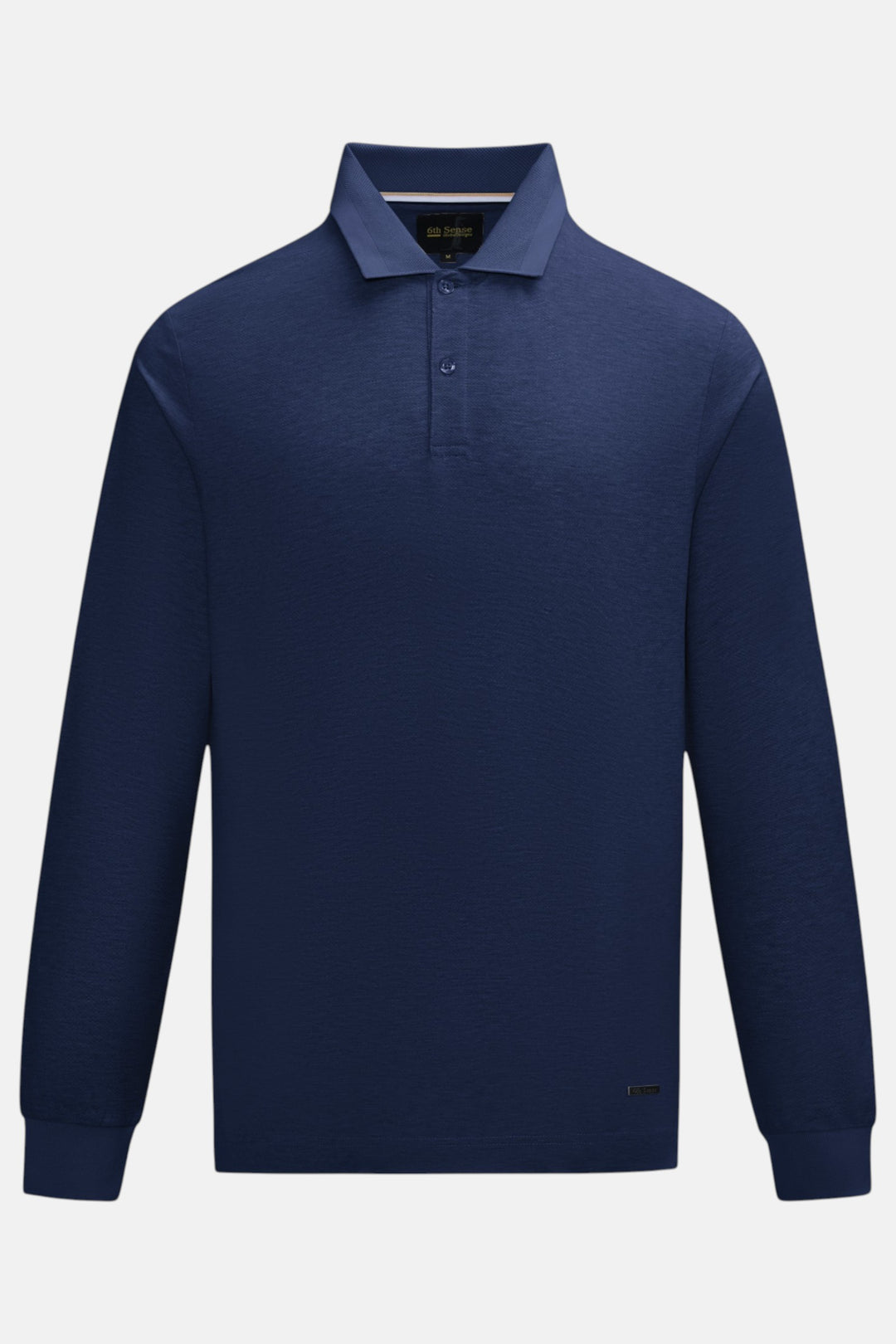 6th Sense long-sleeve Polo Shirt - Define | Dress Blue