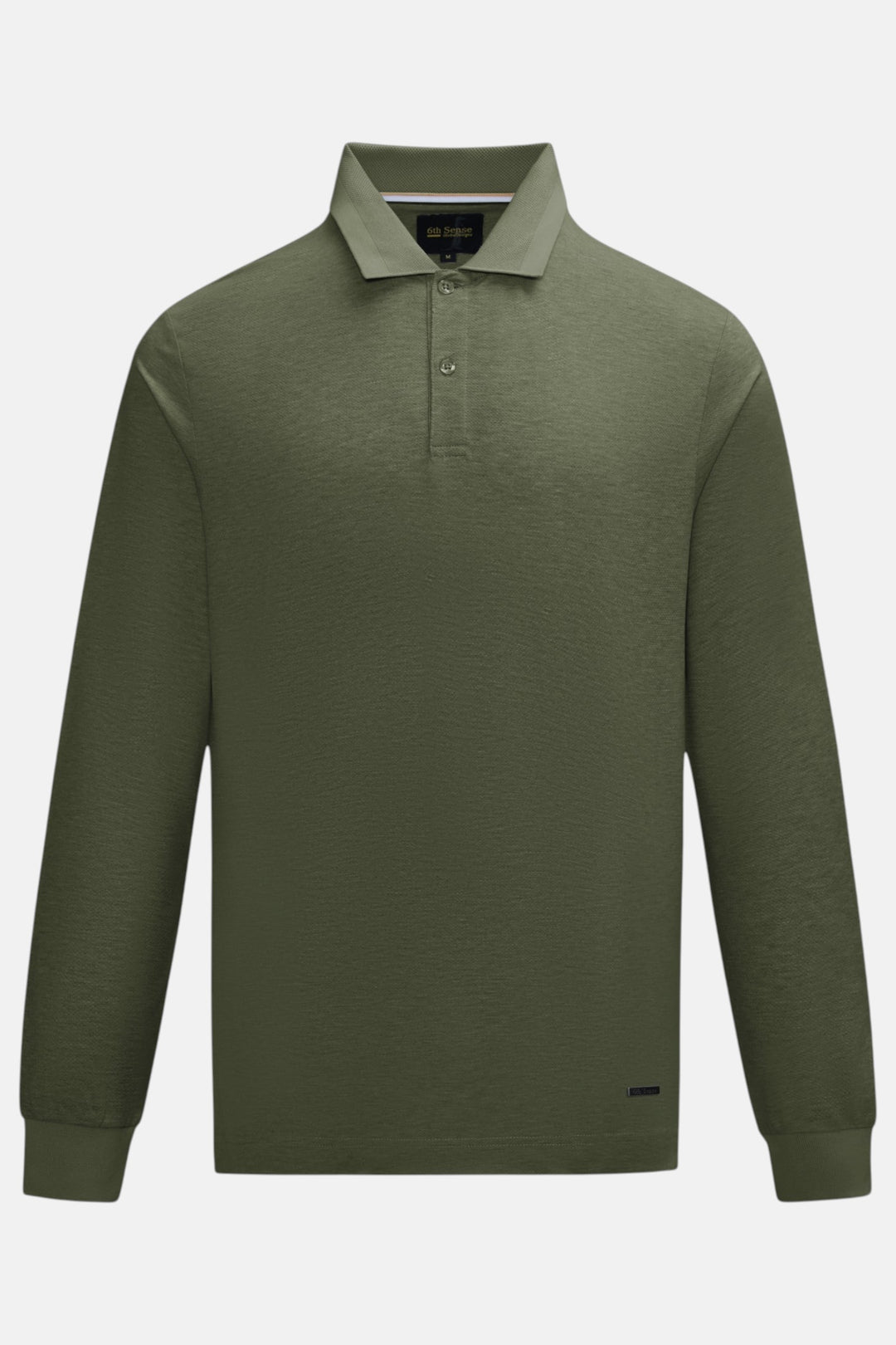 6th Sense long-sleeve Polo Shirt - Define | Olive