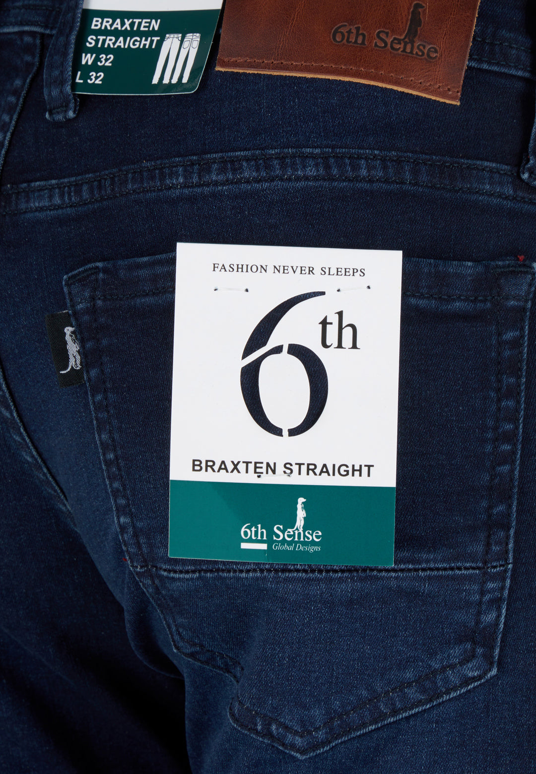 6th Sense Jeans | Straight Leg | Braxten | Blue Black