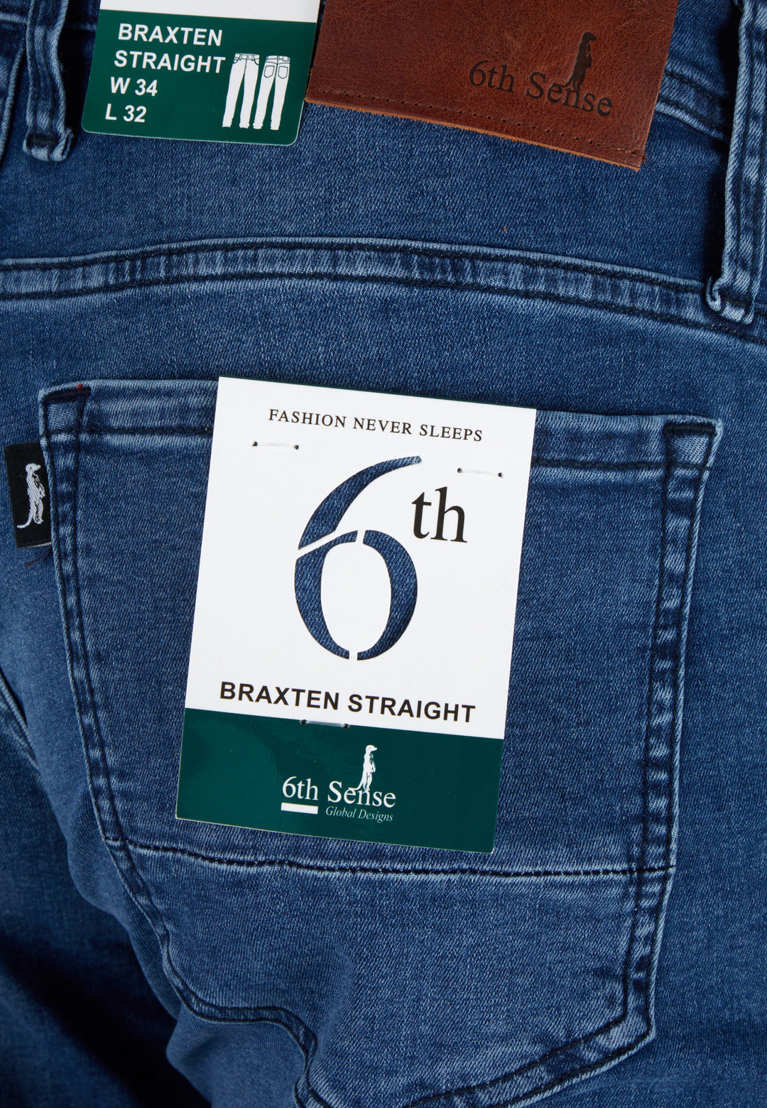 6th Sense Jeans | Straight Leg | Braxten | Light Wash