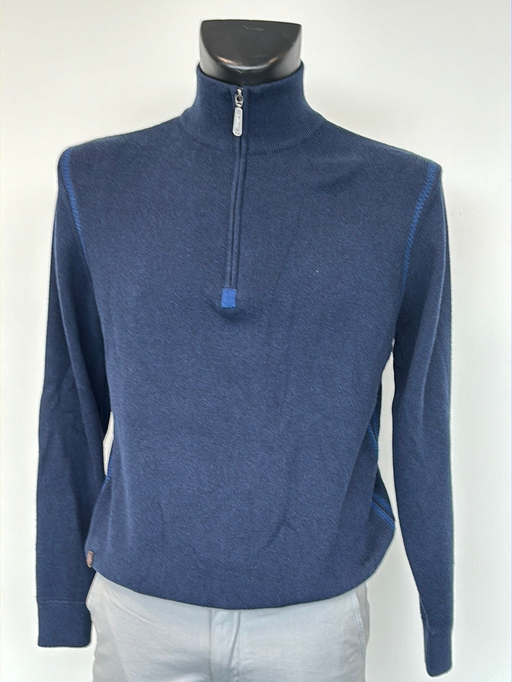 6th Sense 1/4 zip Jumper | Hound | Navy