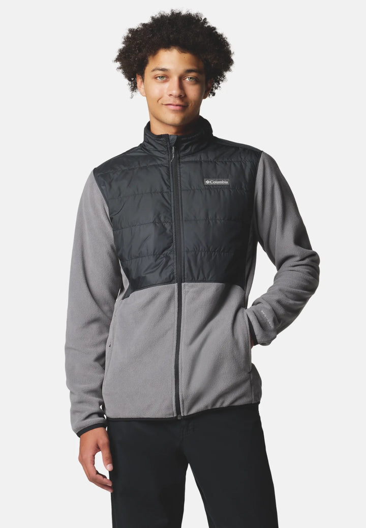 Columbia Basin Butte™ II Hybrid Fleece Jacket | City Grey, Black