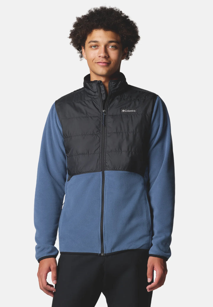 Columbia Basin Butte™ II Hybrid Fleece Jacket | Dark Mountain, Black