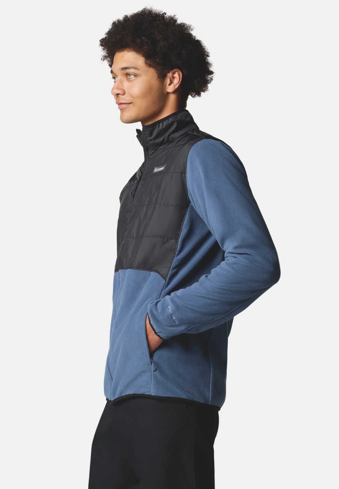 Columbia Basin Butte™ II Hybrid Fleece Jacket | Dark Mountain, Black