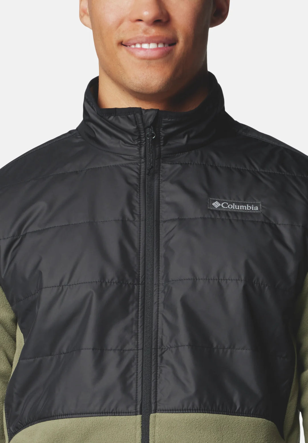 Columbia Basin Butte™ II Hybrid Fleece Jacket | Stone Green, Black