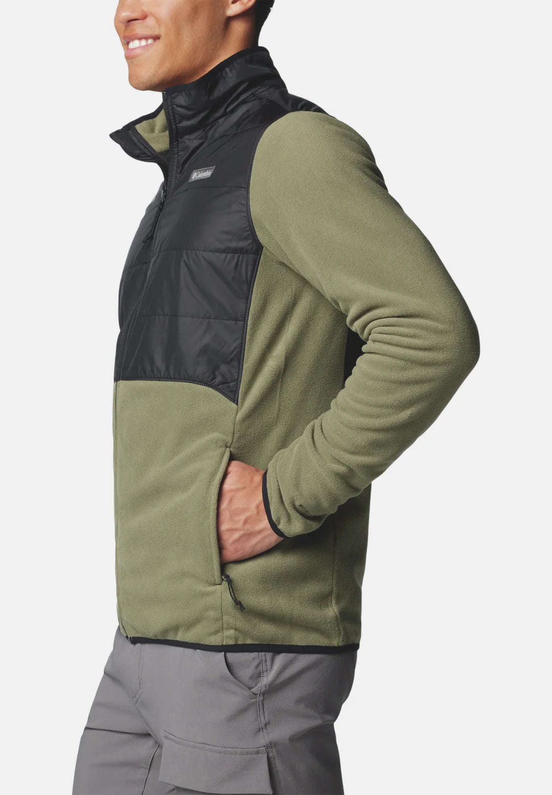 Columbia Basin Butte™ II Hybrid Fleece Jacket | Stone Green, Black