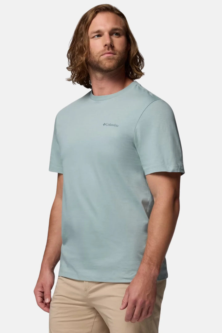 Columbia CSC™ Graphic Logo T-Shirt | Crushed Blue, Boxy Brand