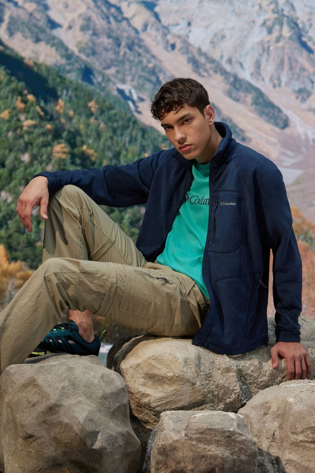 Columbia Fast Trek II full-zip Fleece | Collegiate Navy