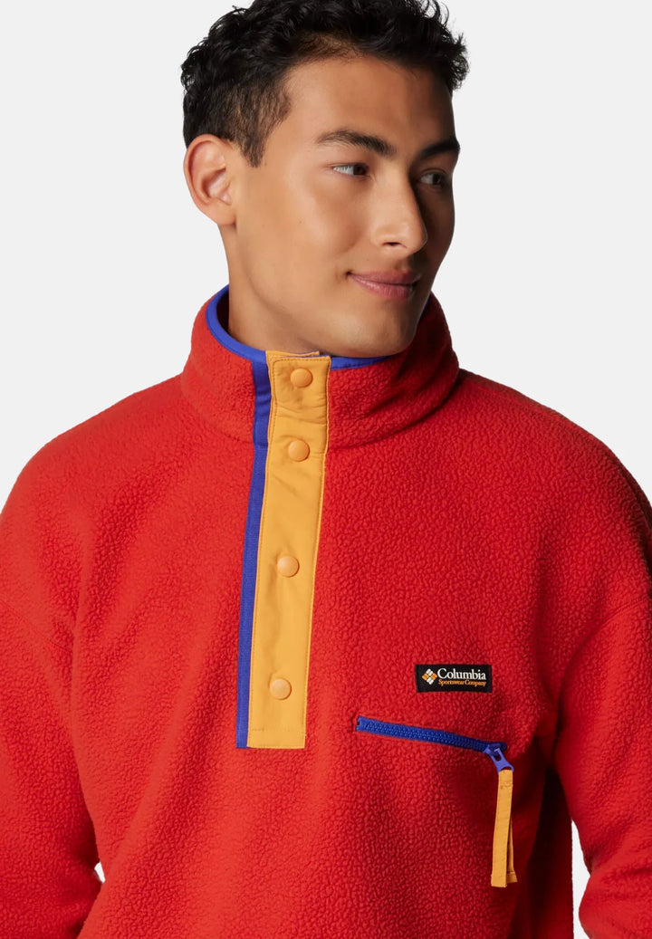 Columbia Helvetia Half Snap Fleece | Sail Red