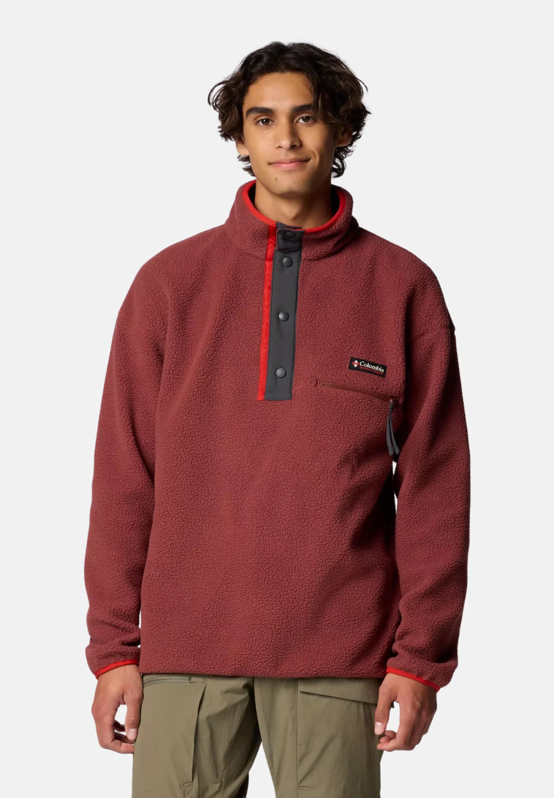 Columbia Helvetia Half Snap Fleece | Spice