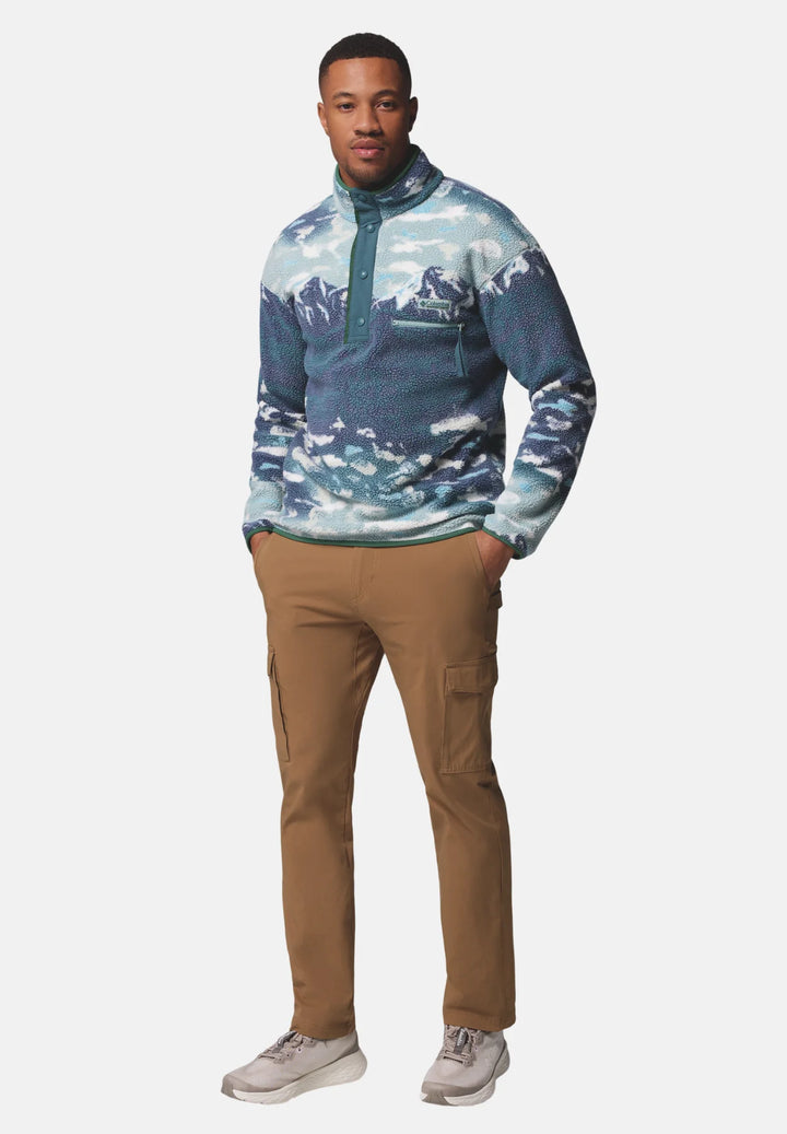 Columbia Helvetia™ II Printed Half Snap Fleece | Crushed Blue Sisters