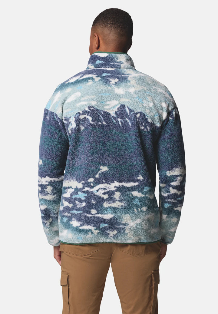 Columbia Helvetia™ II Printed Half Snap Fleece | Crushed Blue Sisters