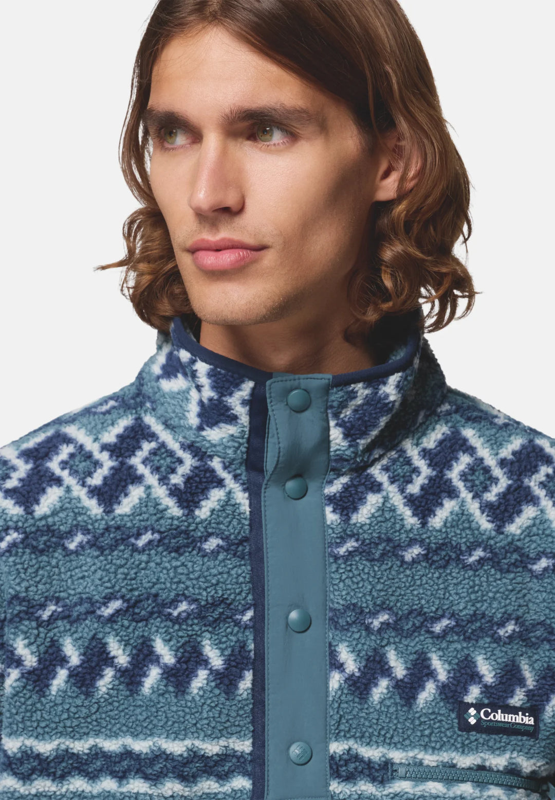 Columbia Helvetia™ II Printed Half Snap Fleece | Everblue KnitKnot