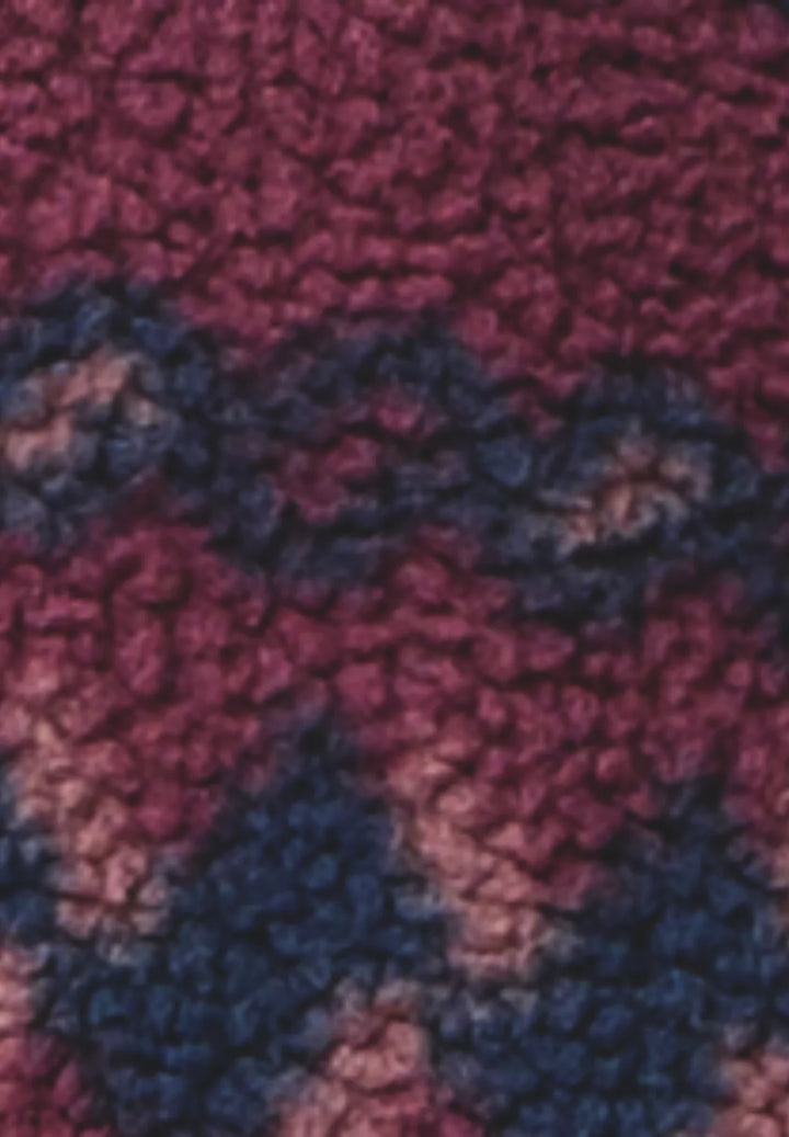 Columbia Helvetia™ II Printed Half Snap Fleece | Rich Wine KnitKnot