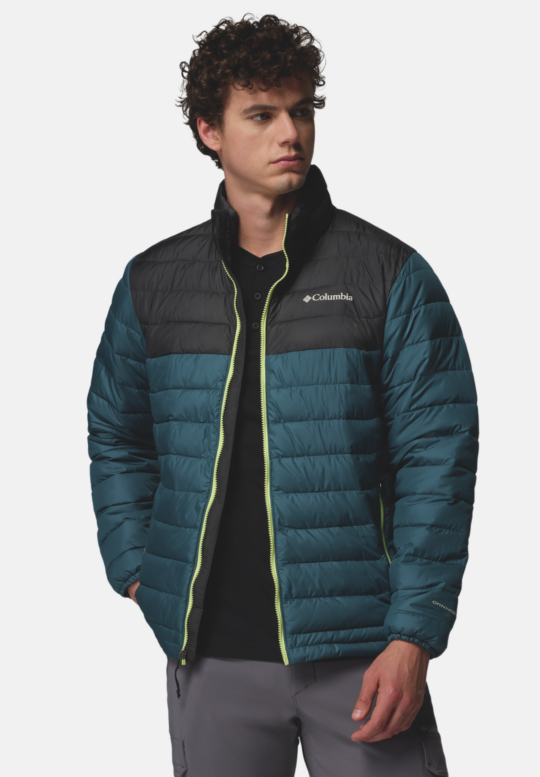 Men's Columbia Powder Lite Jacket Everblue, Black –