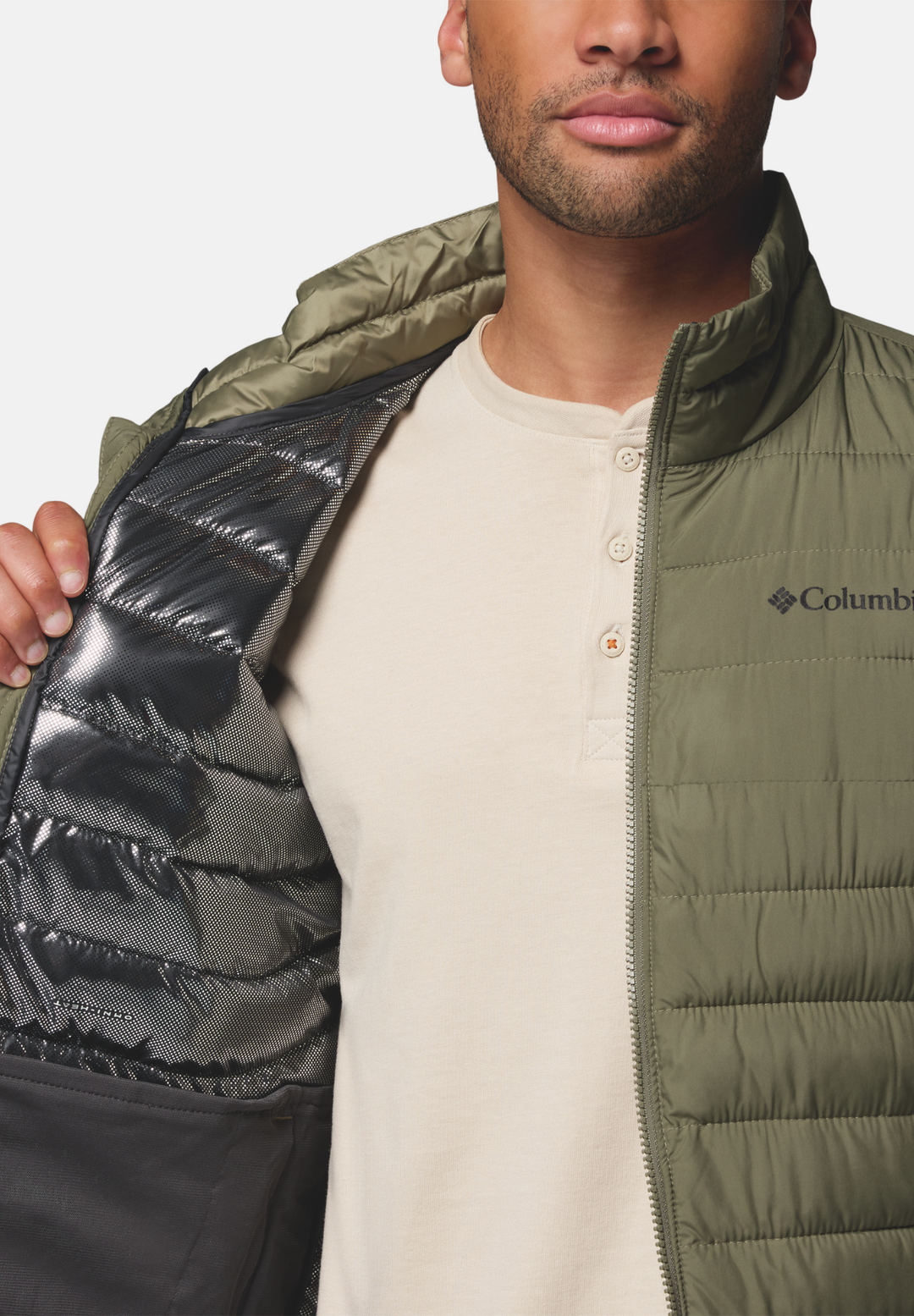 Columbia Powder Lite II Jacket | Stone Green