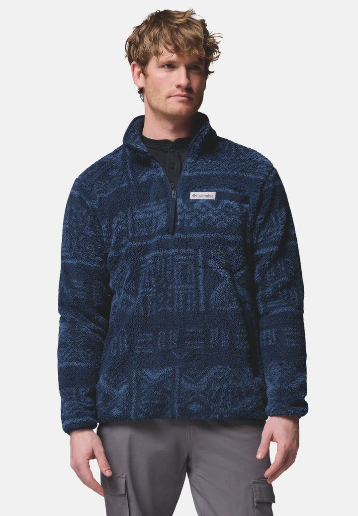 Columbia Rugged Ridge™ High Pile Half Zip Fleece | Coll Navy Deschutes Days
