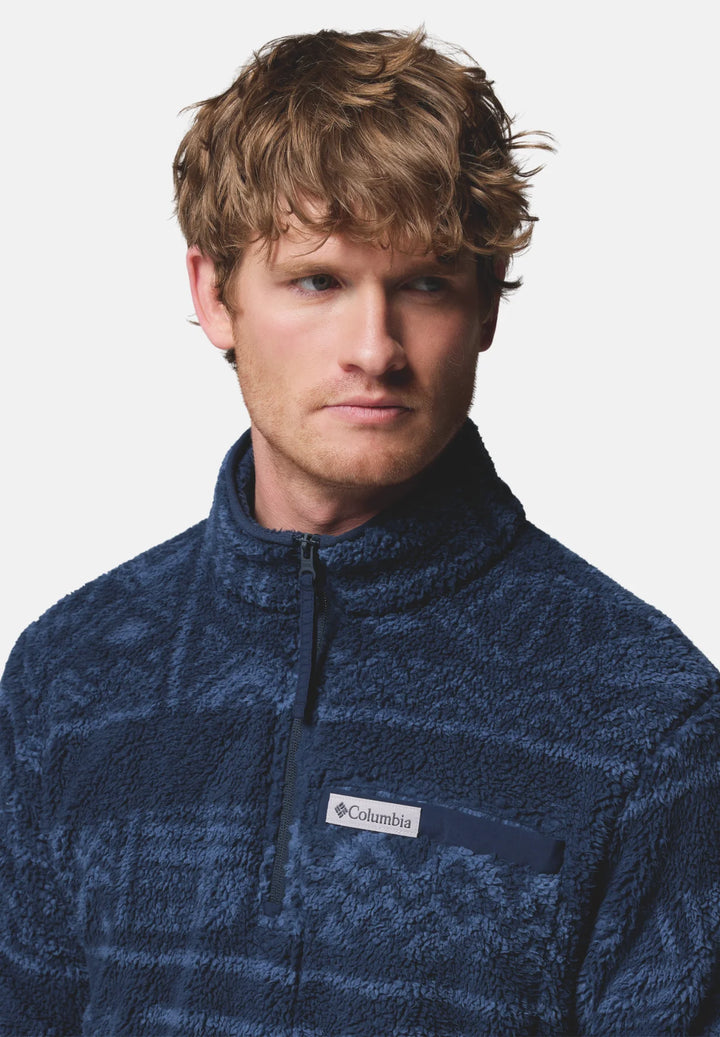 Columbia Rugged Ridge™ High Pile Half Zip Fleece | Coll Navy Deschutes Days