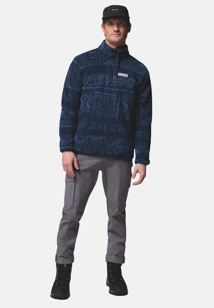 Columbia Rugged Ridge™ High Pile Half Zip Fleece | Coll Navy Deschutes Days
