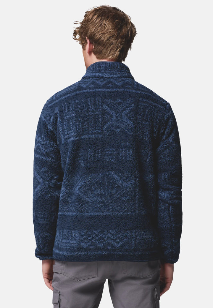 Columbia Rugged Ridge™ High Pile Half Zip Fleece | Coll Navy Deschutes Days